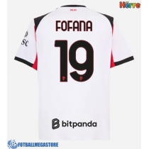 Fotballdrakt Herre AC Milan Youssouf Fofana #19 Bortedrakt 2025-26 Kortermet